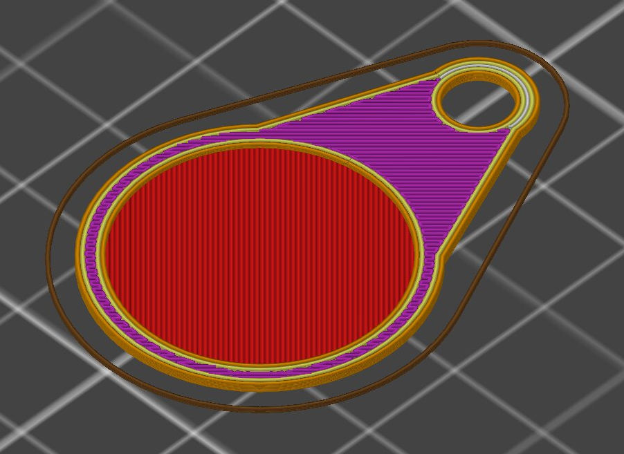 NFC Tag keychain