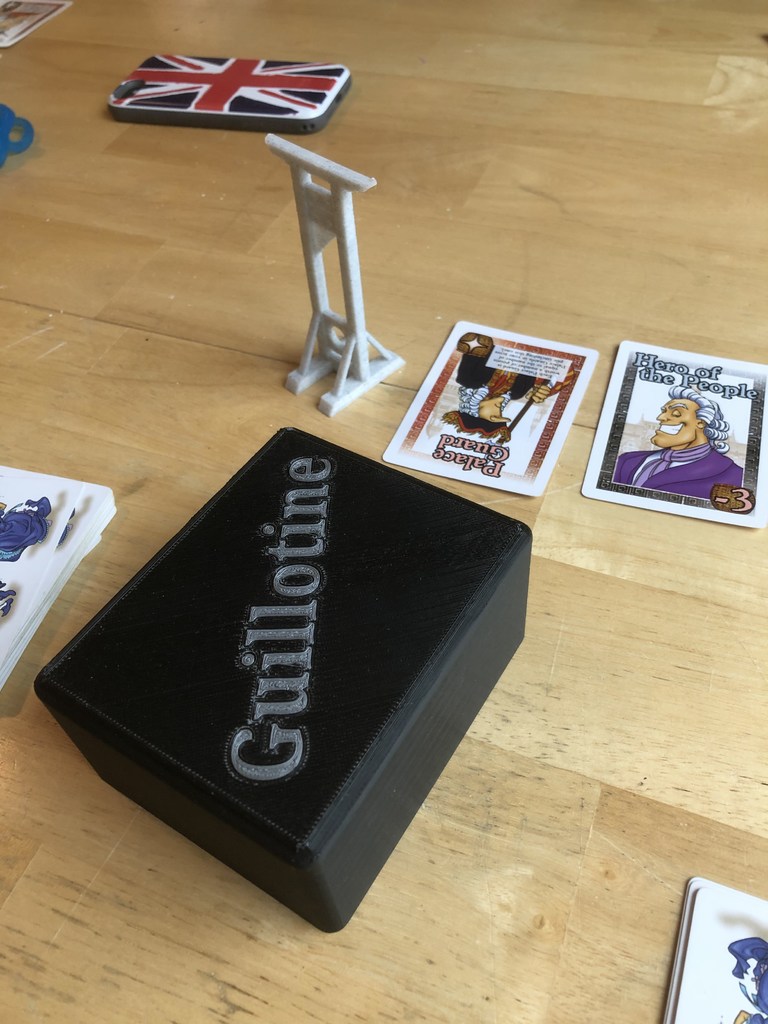 dual extrusion Guillotine Game set