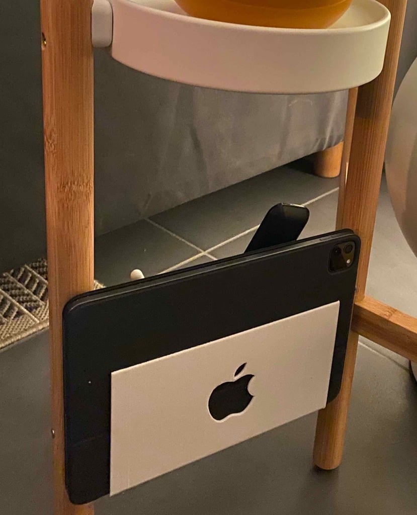 iPad and TV remote control holder for Satsumas Ikea