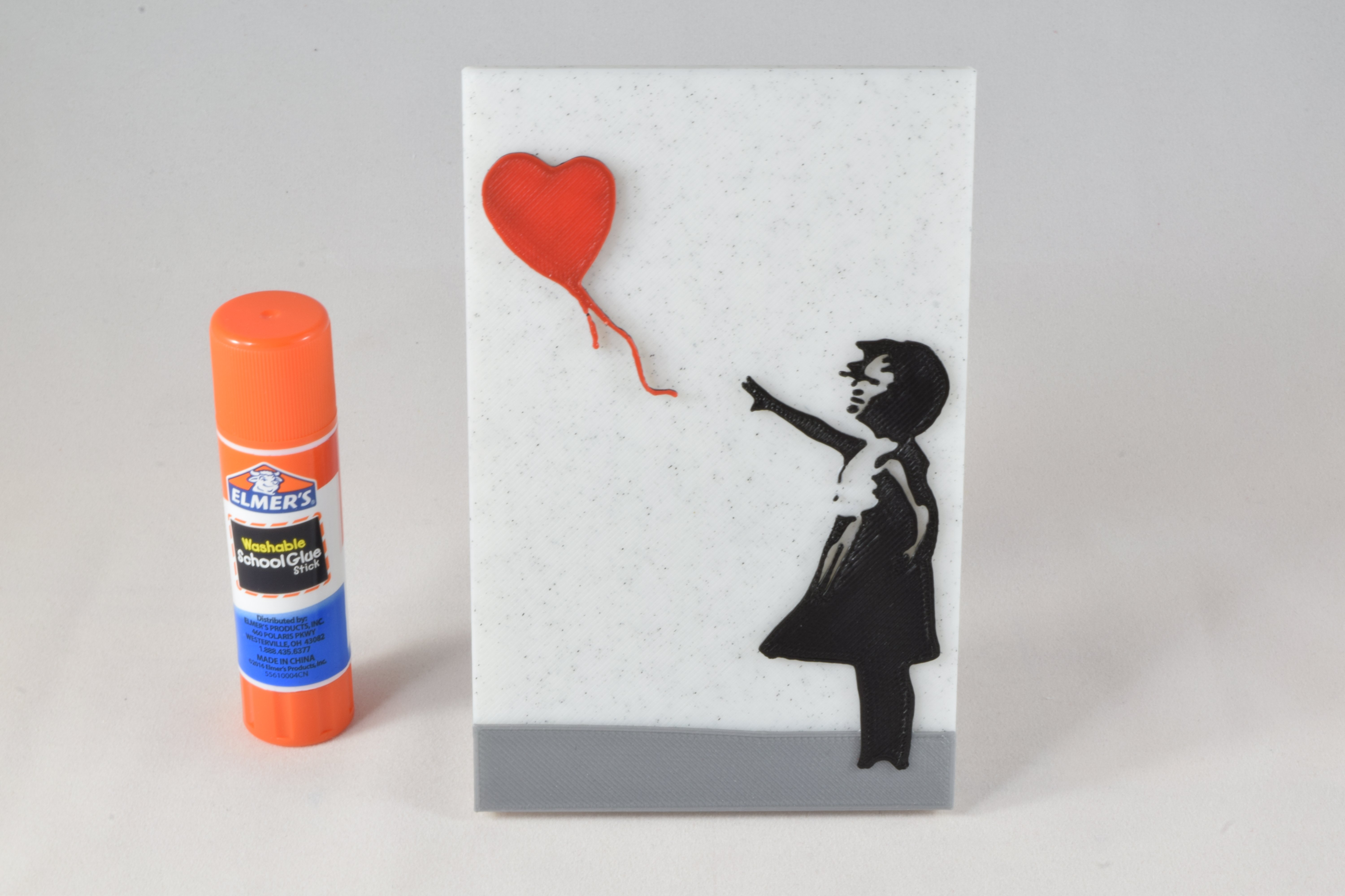 Banksy "Girl with Balloon" Stencil Graffiti Art