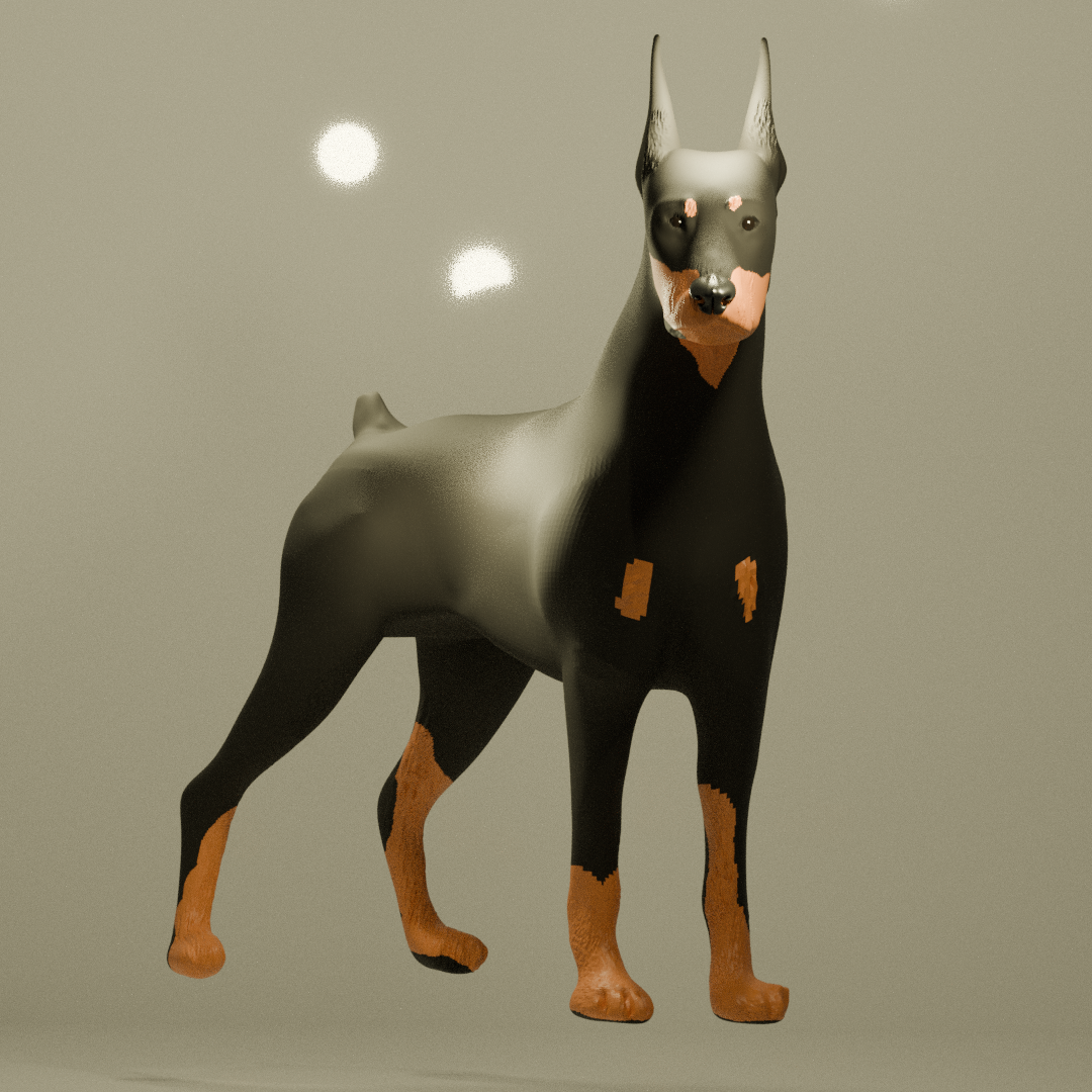 A Dobermann Dog