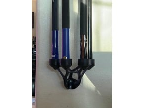 Wall mounted Pool Cue Holder