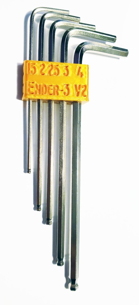 Perfect fit Allen wrench organizer ( Ender 3 V2 set )