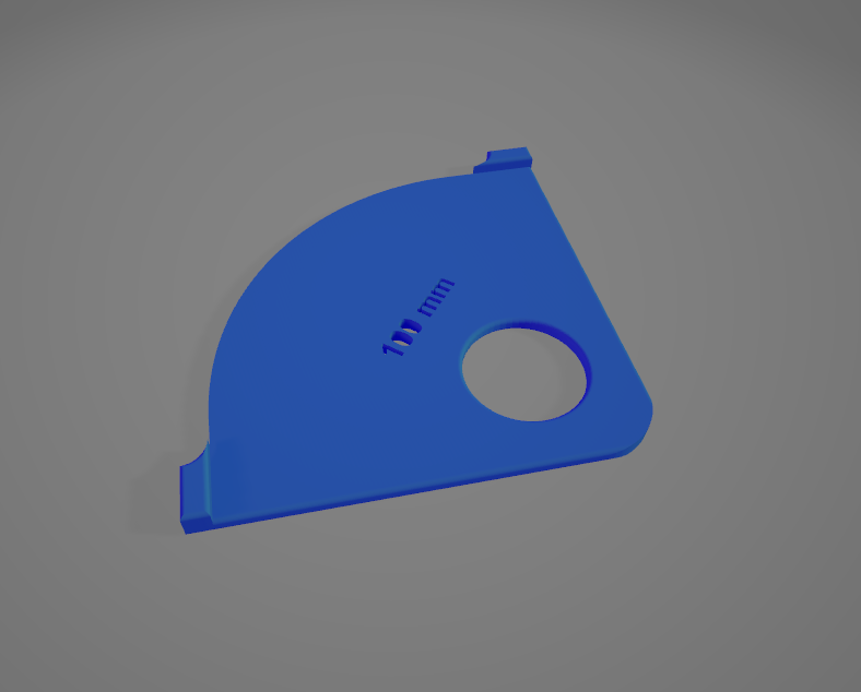 75 & 100mm Router Corner Template