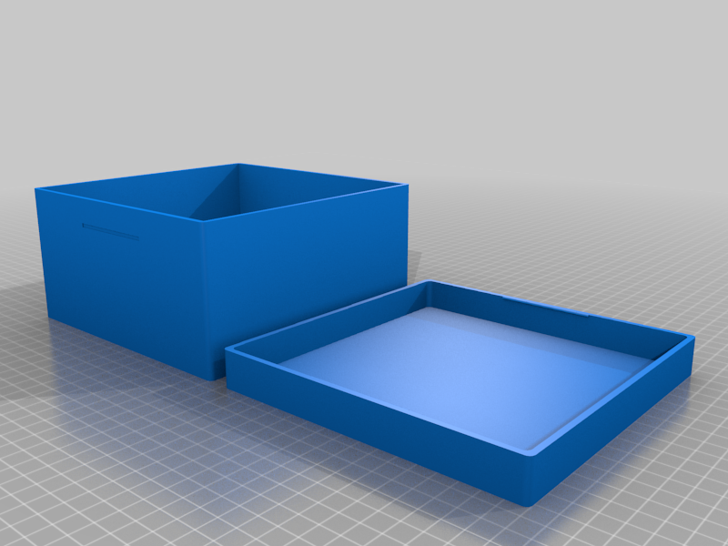 Box for modelling paints