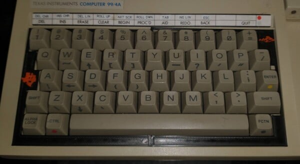 TI-99 Keyboard Bezel