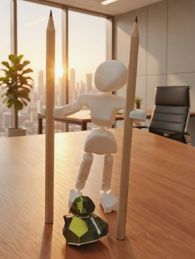 Body-Buddy: Cute Articulated Humanoid Robot | 3D Print Challenge