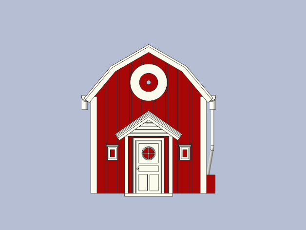 Miniatura 2 do modelo 3D SWEDISH BIRD HOUSE