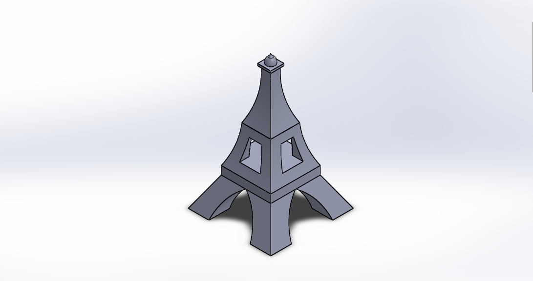 Eiffel Tower Paper Clip Holder