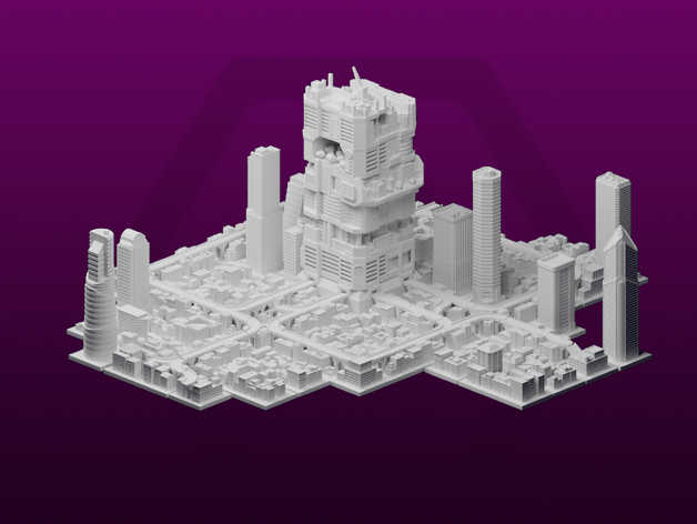 GreebleCity Set 09: Megatower 16