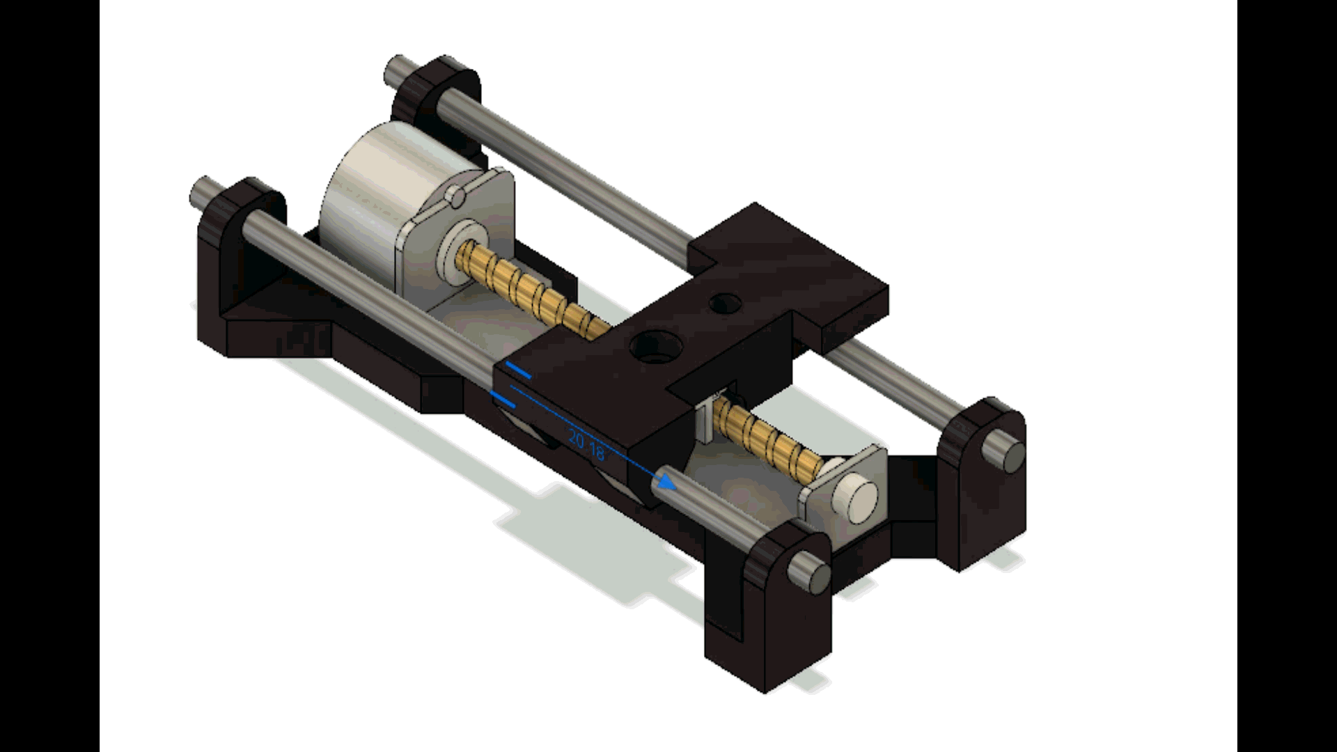 CD ROM stepper motor holder for CNC (cnc için mini step motor tutucu)