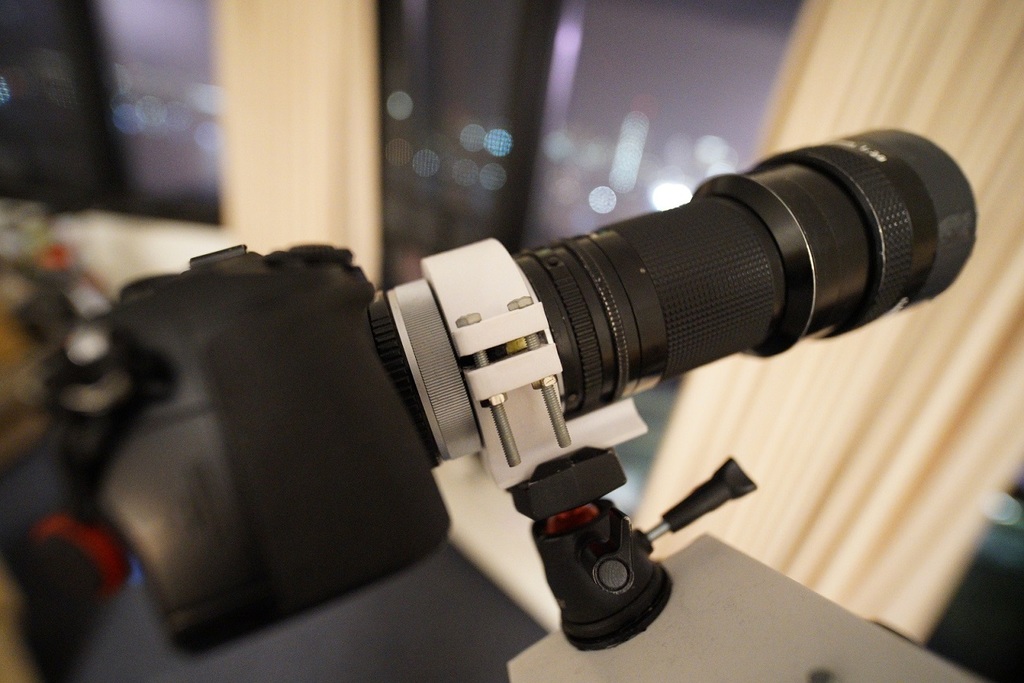 Tripod Collar for Canon FD 200mm 2.8 and TC 2xB
