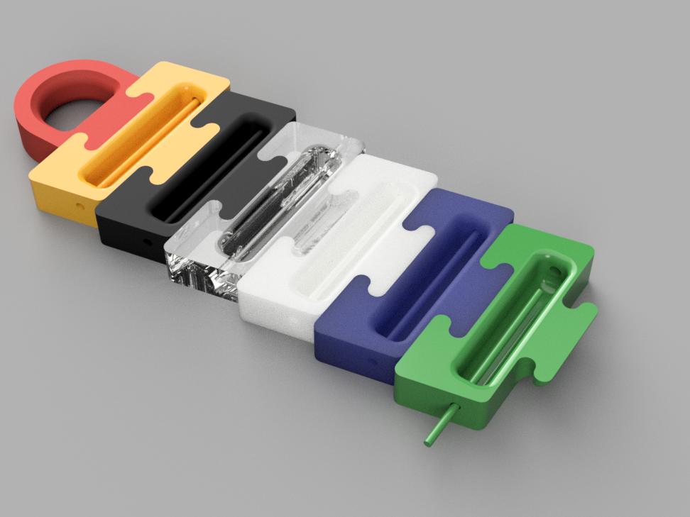 Linkable filament sample display V2