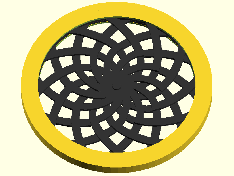Moiré - Interference wheel