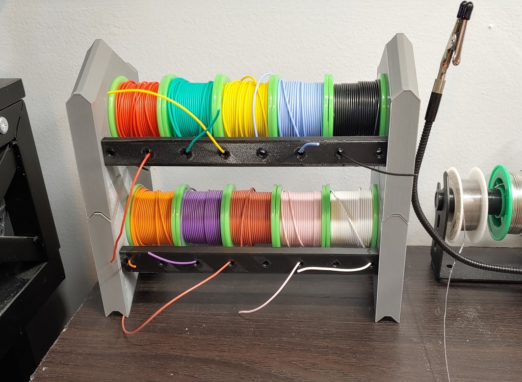 Stackable Small Gauge Wire Spool Holder