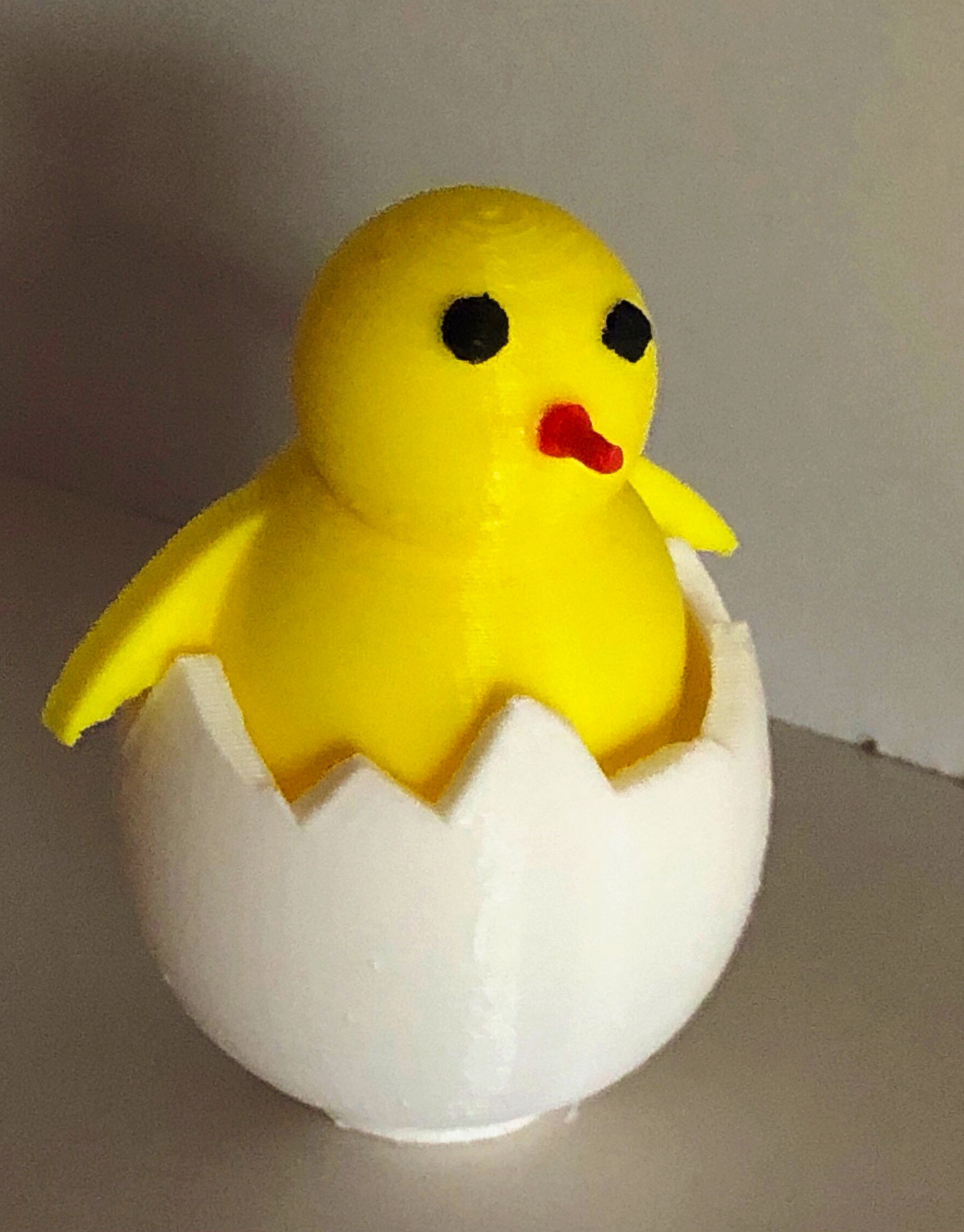 Chick in egg/Poussin dans l'oeuf
