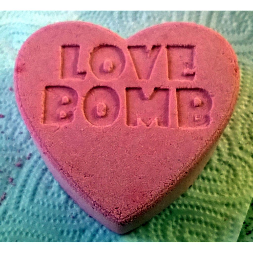 Love Bomb Bath Bomb Mold