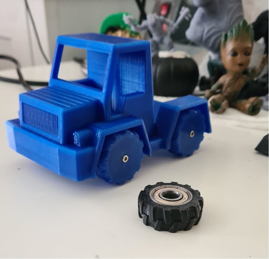 Toy Truck with ball bearing wheels