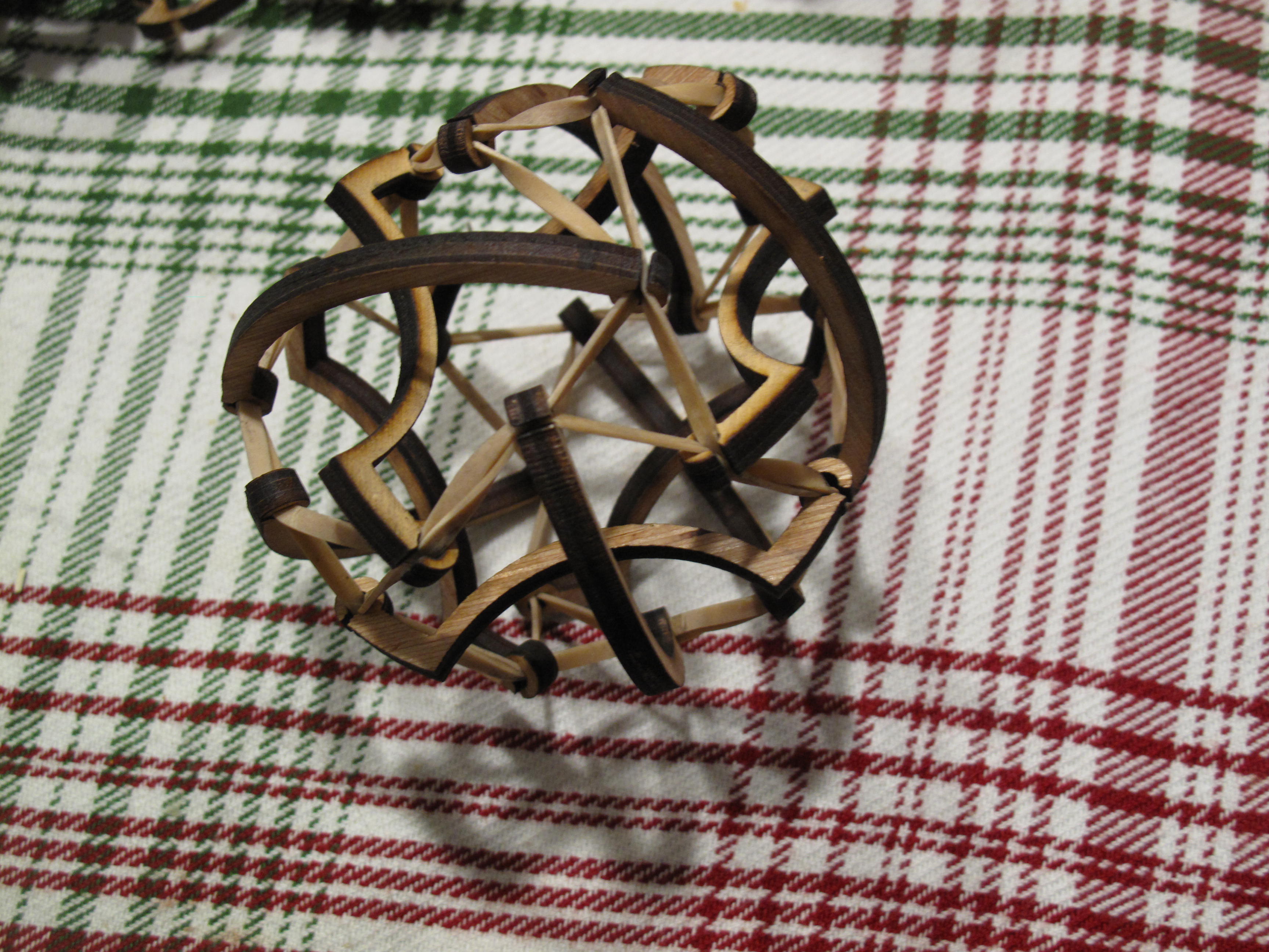 Laser Cut Qball - Plywood