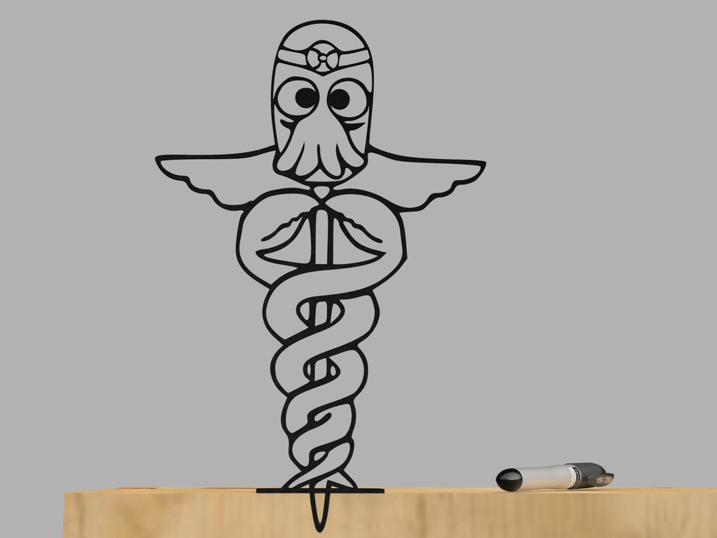 A Zoidberg (Futurama) medical symbol