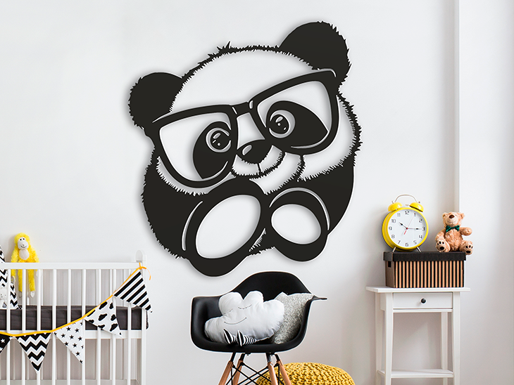 Baby Panda with Glasses