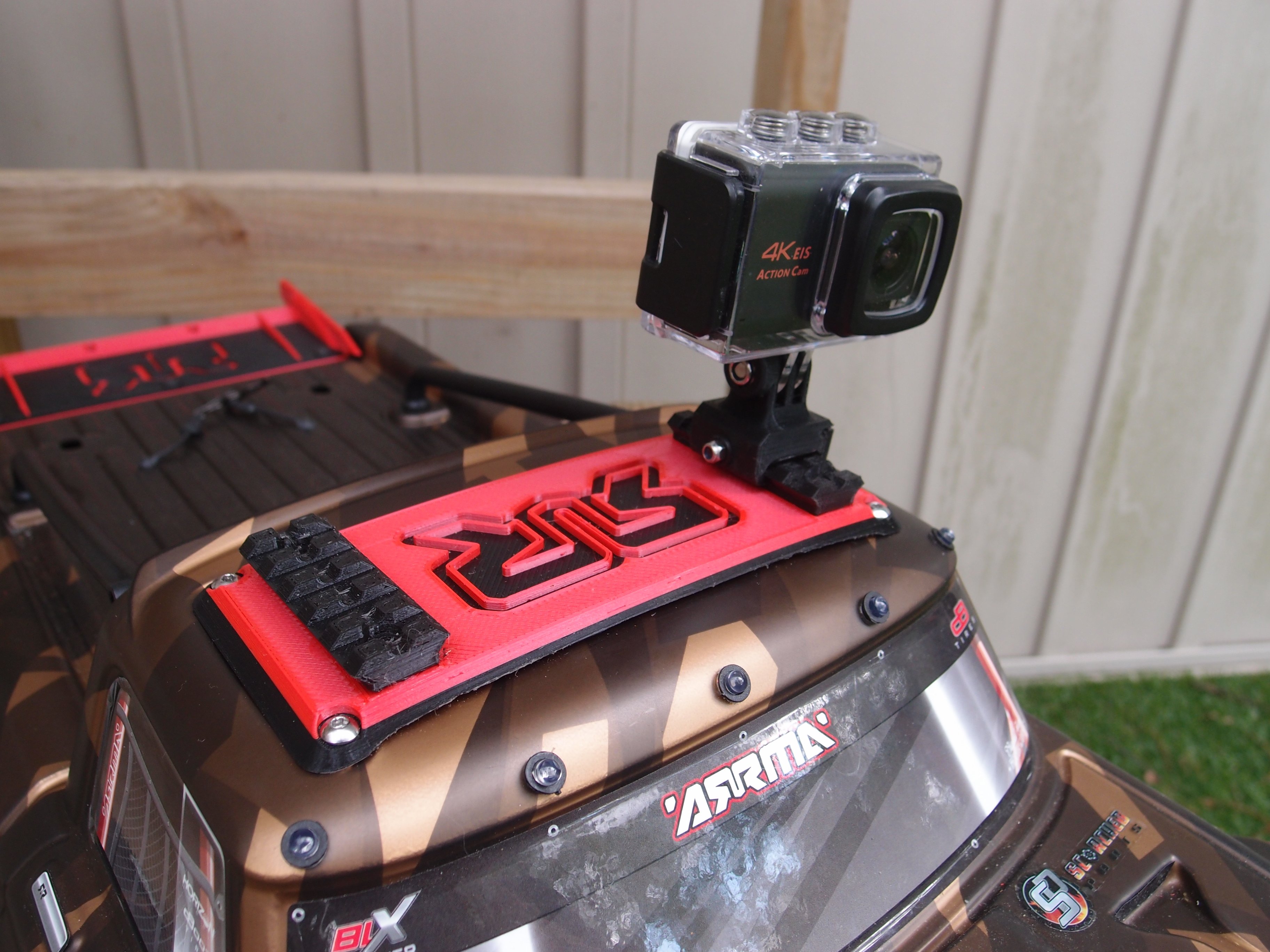 Arrma Infraction Dual Picatinny Roof Mount / Skid Plates