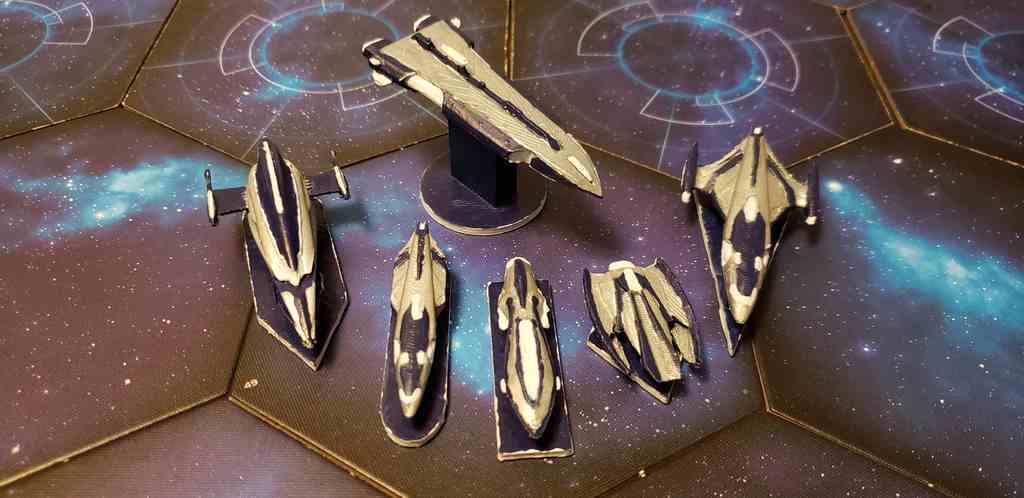 Twilight Imperium Ghosts of Creuss Custom Ships