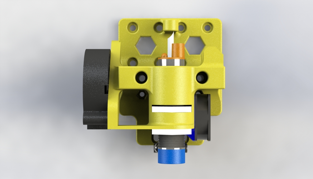 Anet A8 & Prusa i3 Extuder Carriage with Front Mount 18mm, 12mm, 8mm Sensor or No Sensor and Options!