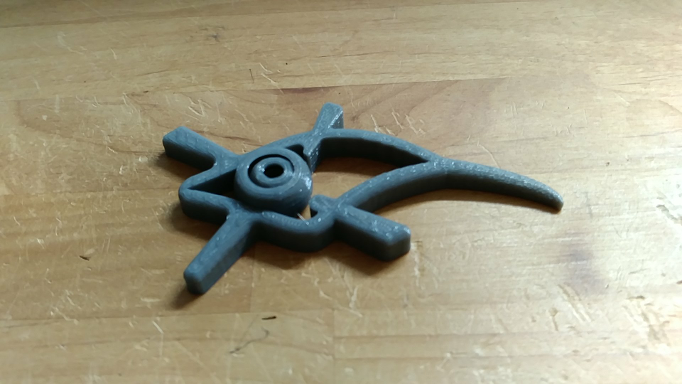 Gyro Gecko keychain spinner