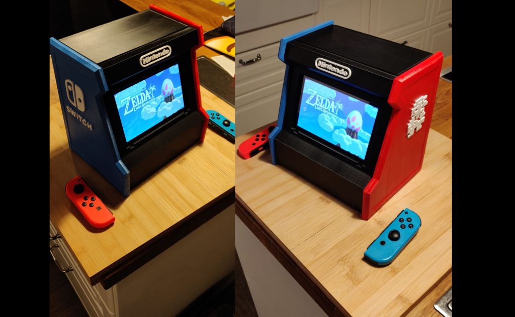 Nintendo switch arcade holder custom tweaks