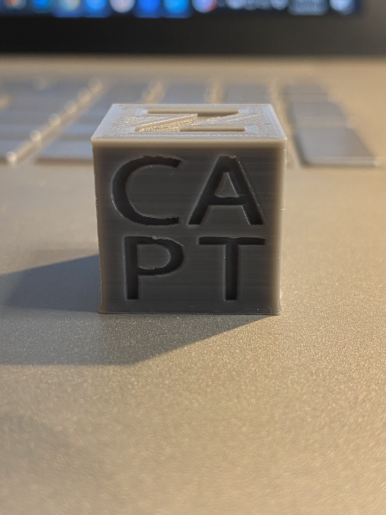 CAPT calibration cube