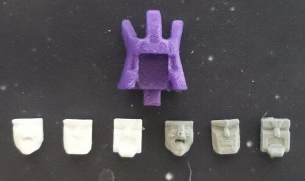 Transformers Titans Returns Galvatron Head and Face upgrade