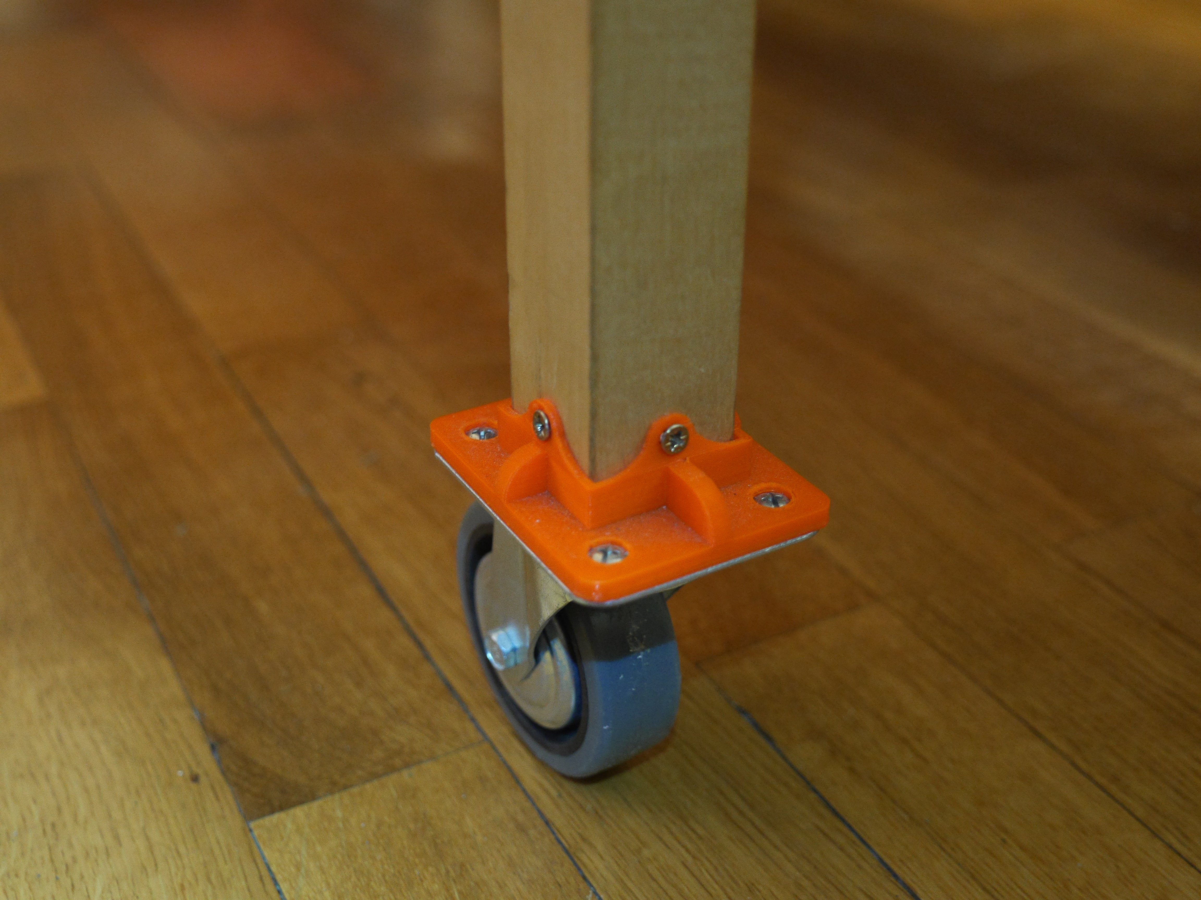 Adaptateur roulette/pied de table - Adaptator trundle/table stand