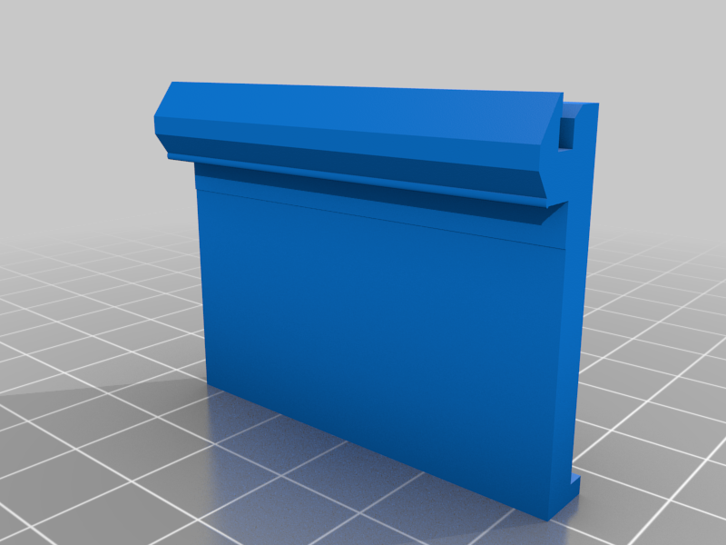 V Rail hanger mount for 3D printer frame bins and trays