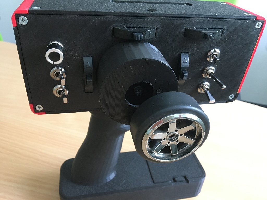 RC controller steering wheel reducer(?)