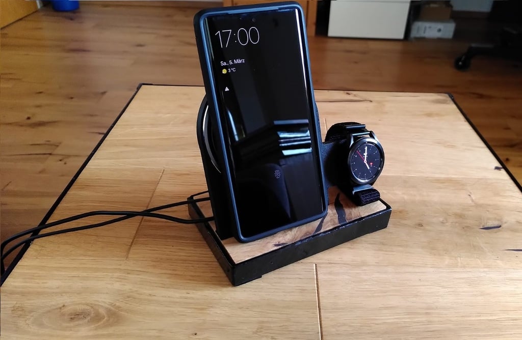 Charging station for Pixel 6 Pro (Terratec) and Samsung Galaxy Watch 4 Classic