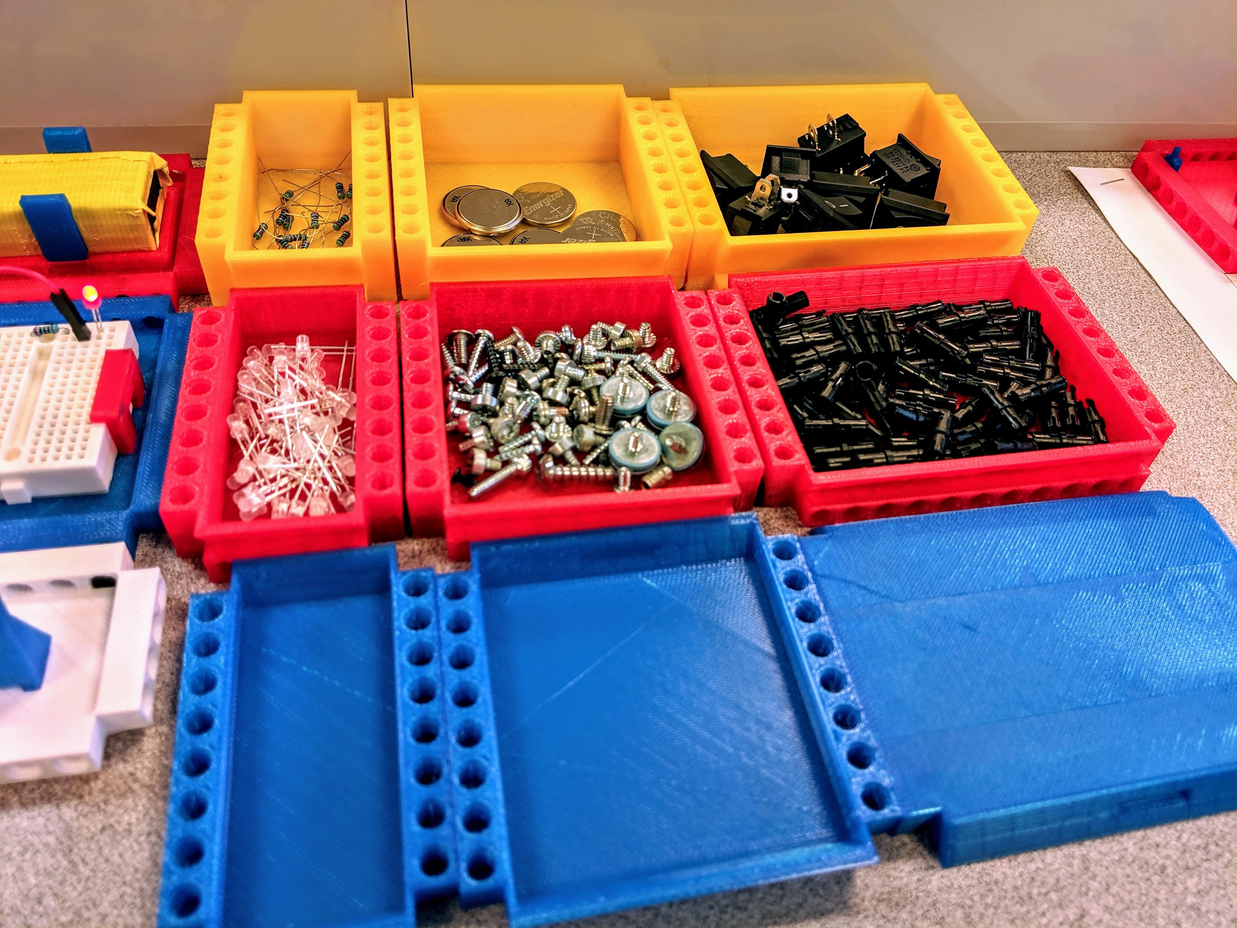 Modular Storage Tray (LEGO Technic Compatible)