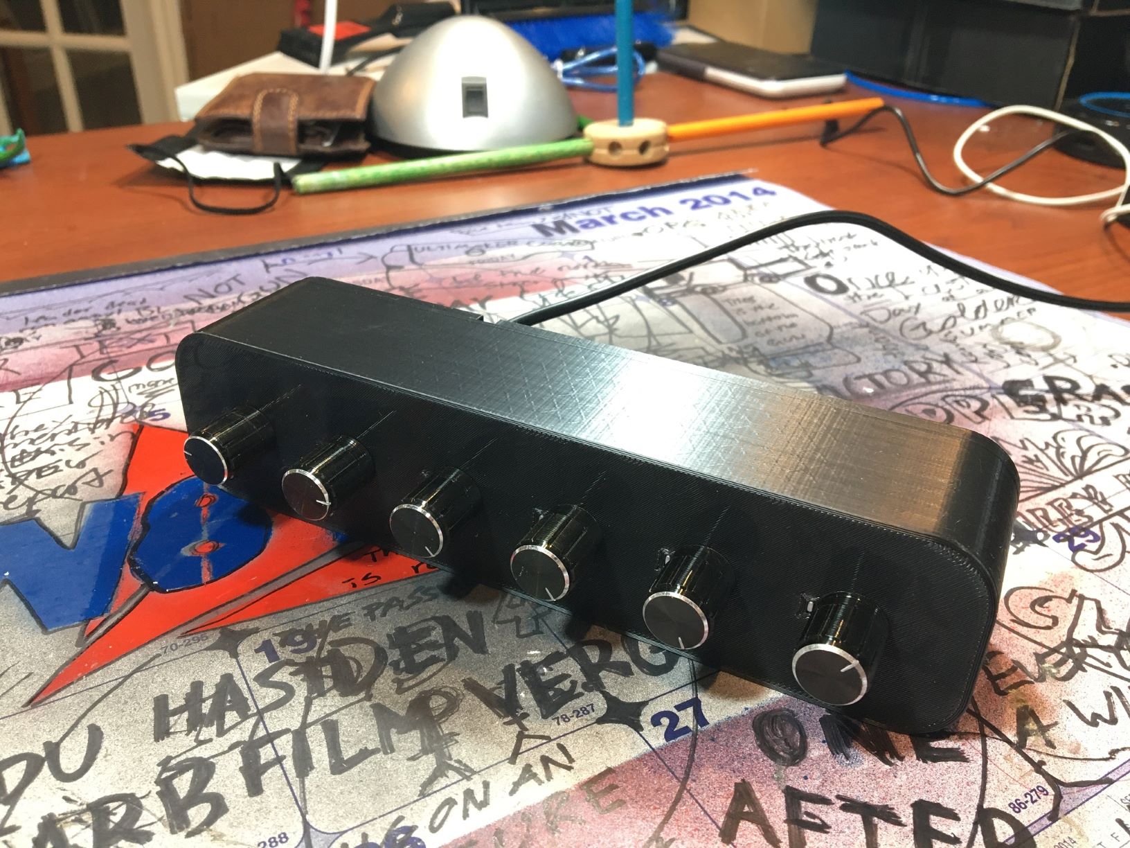 Deej 6 dial volume mixer