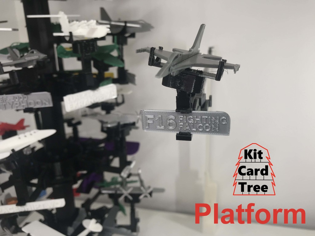 Kit Card Tree platform for the F16 Fighting Falcon by Nakozen