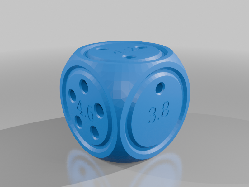 M3 Insert Calibration Dice