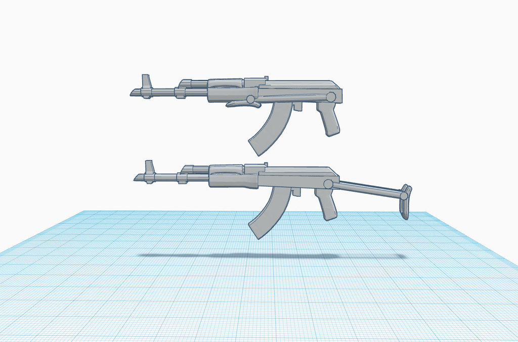 AK-47 Underfolder (Low Detail)