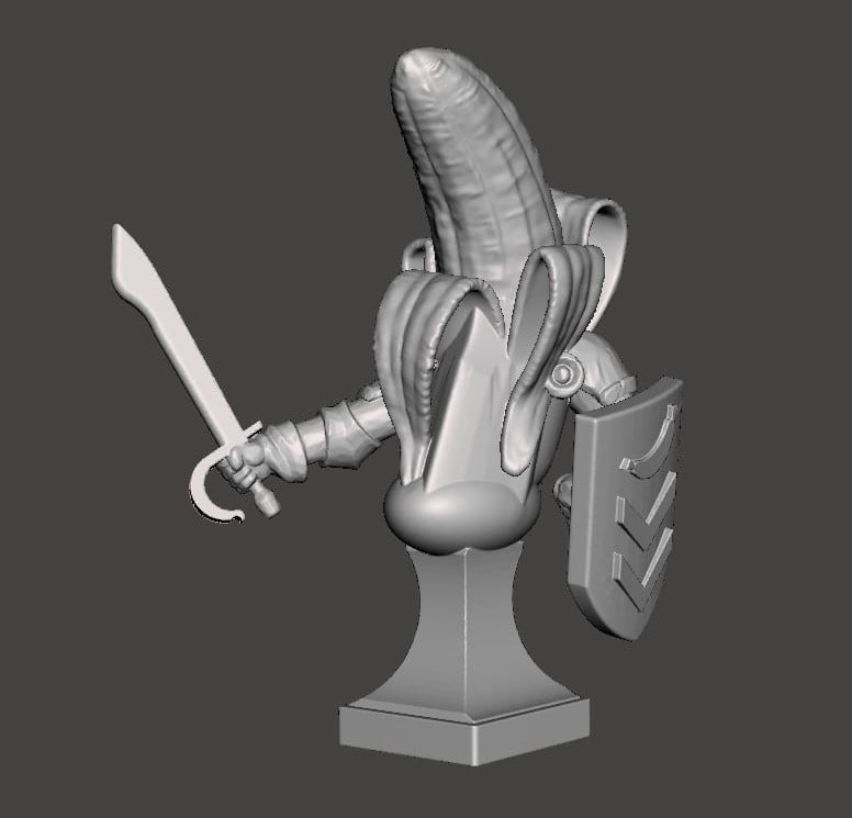 Banana Knight Bust