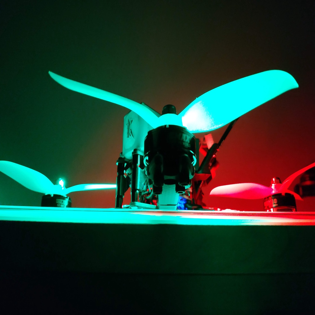 floodlight racing drone