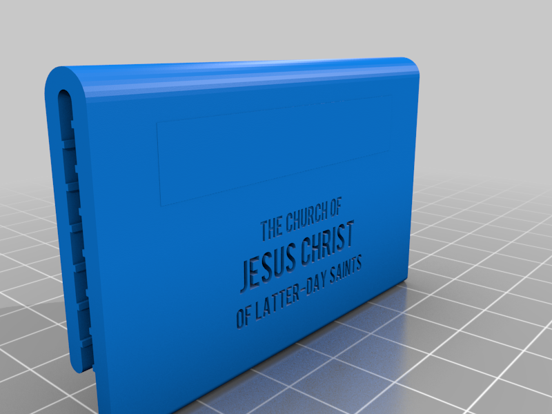 Church of Jesus Christ Missionary Tag - Blank