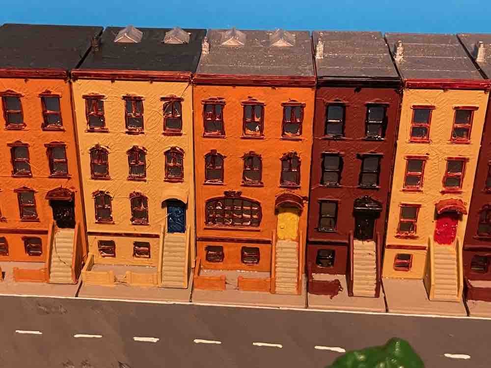 Urban building 23 - Town house (z-scale)