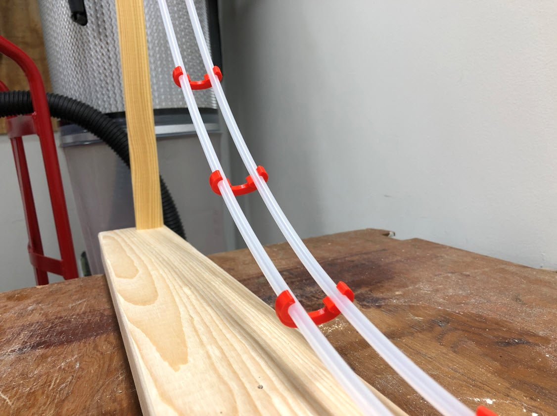 Marble Coaster Track Clips