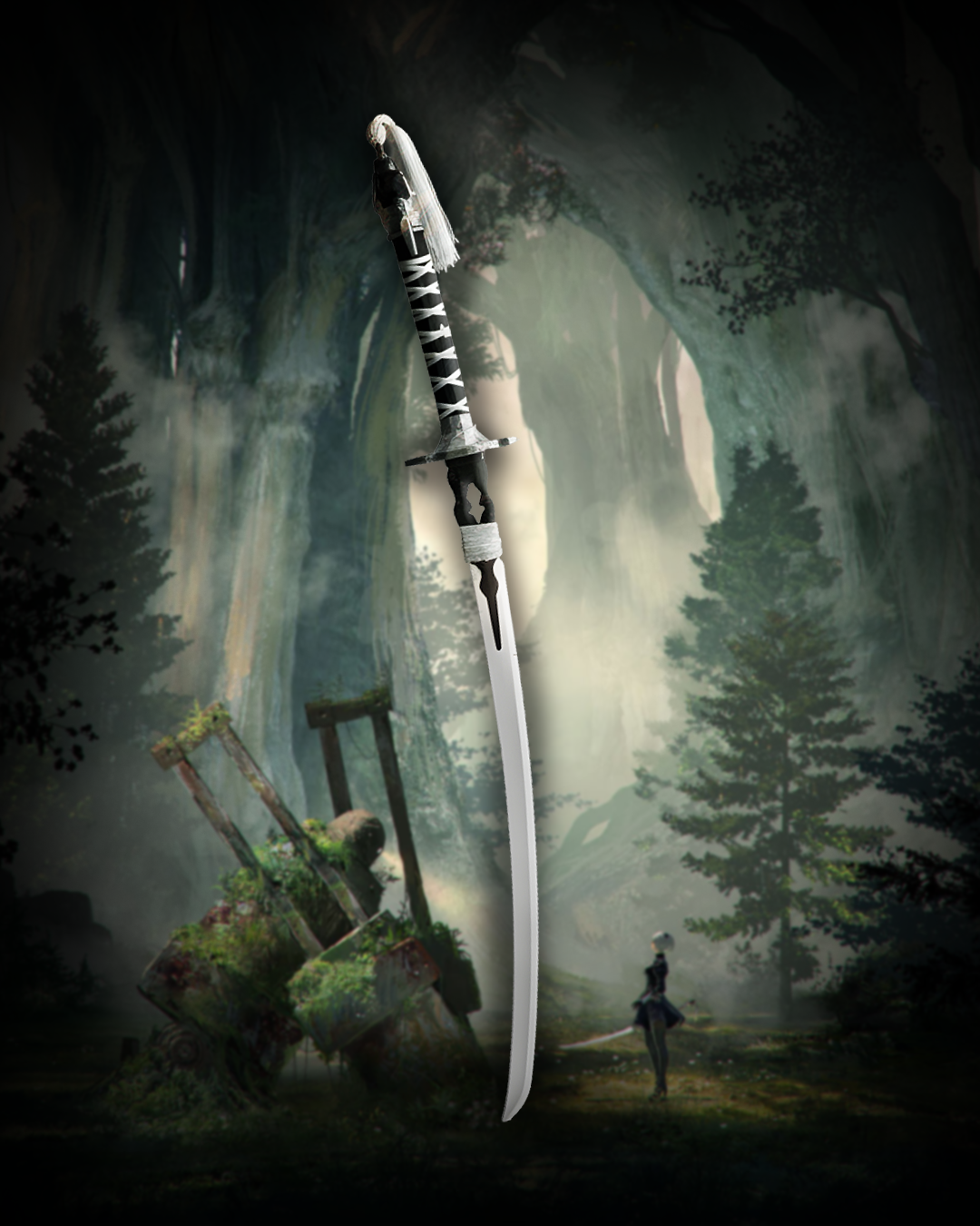 Nier Automata 2B sword Virtuous Contract