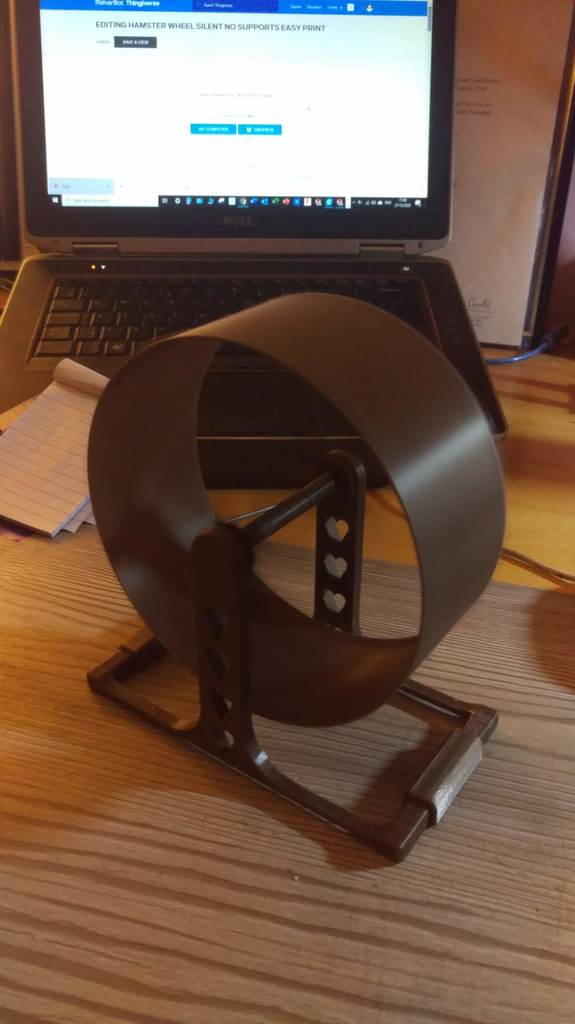 Hamster Wheel Silent No Supports Easy Print