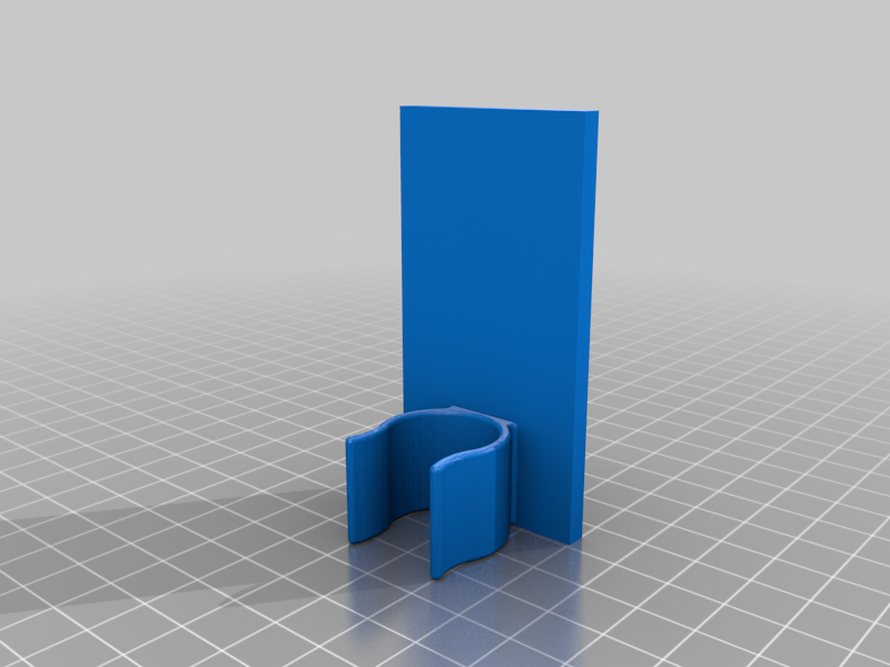 Broom hook with large 3M command strips