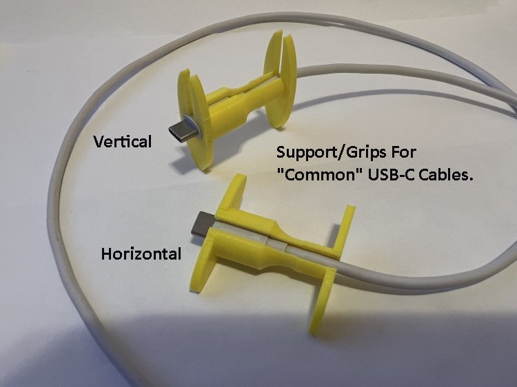USB-C Plug Support Grips